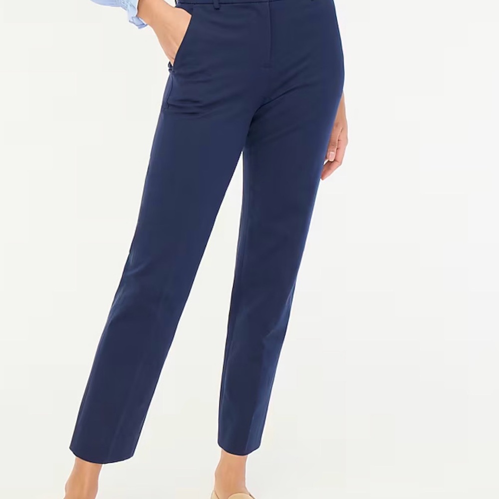 J. Crew Factory Women's Navy Ankle Pants